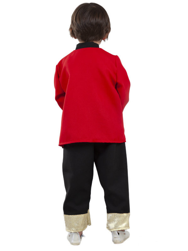 Disfraz chino para bebé espalda