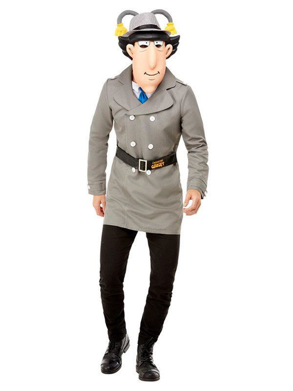 Disfraz Inspector Gadget adulto hombre