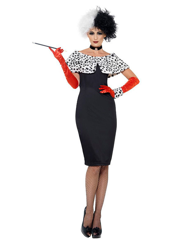 Disfraz Cruella deluxe para mujer
