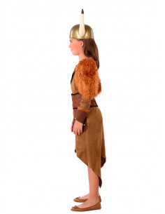 Disfraz vikinga salvaje para niña 2