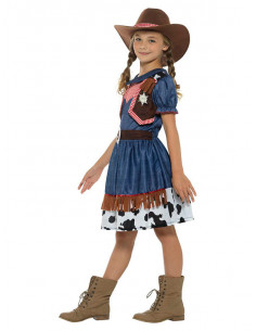 Disfraz vaquera tejana para niña 2
