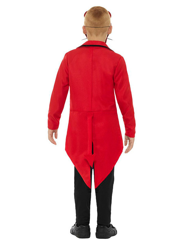 Disfraz demonio diabólico niño espalda