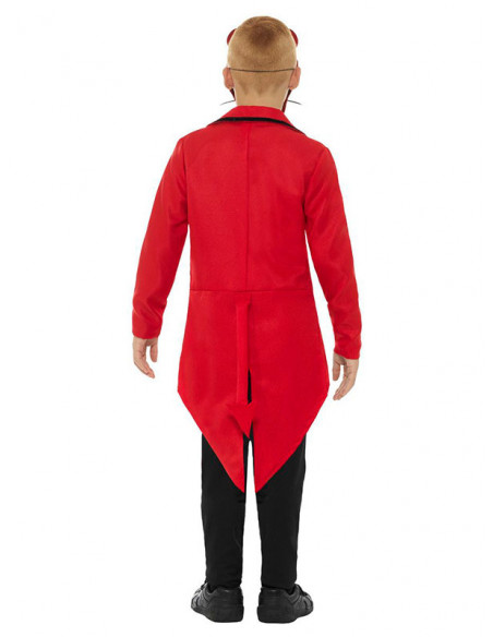 Disfraz demonio diabólico niño espalda