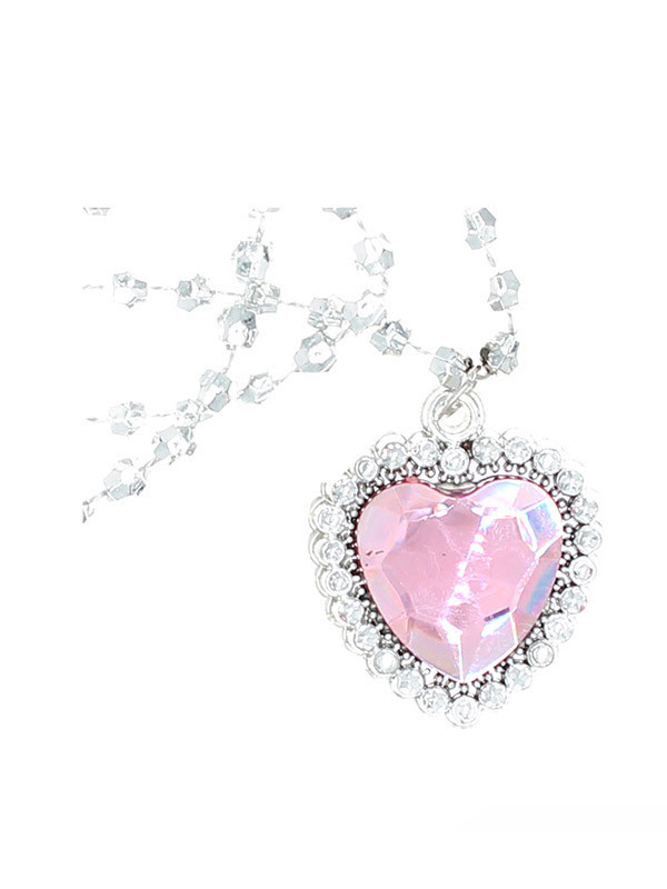 Collar princesa corazón detalle