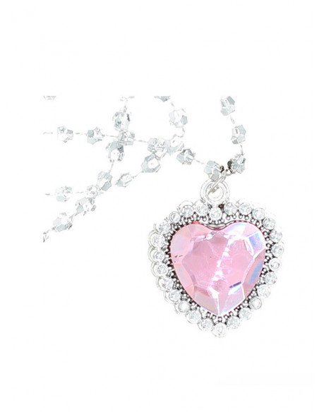 Collar princesa corazón detalle