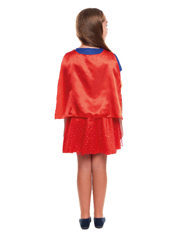 Disfraz Super Girl infantil espalda