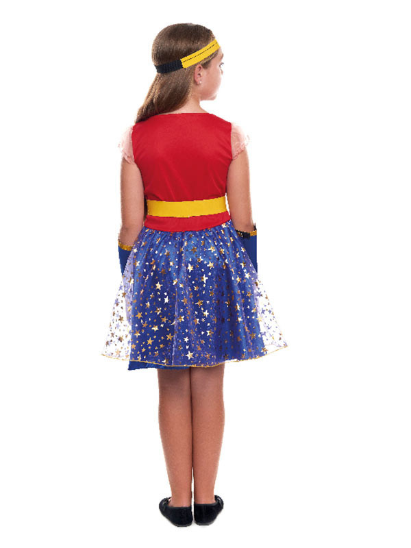 Disfraz Wonder Girl infantil espalda