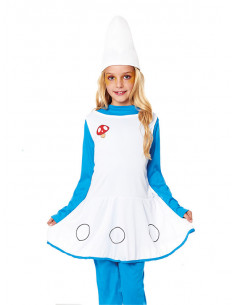 Disfraz duende azul para niña