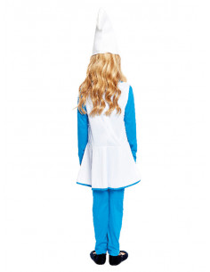 Disfraz duende azul para niña 2