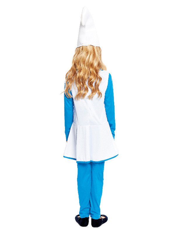 Disfraz duende azul para niña