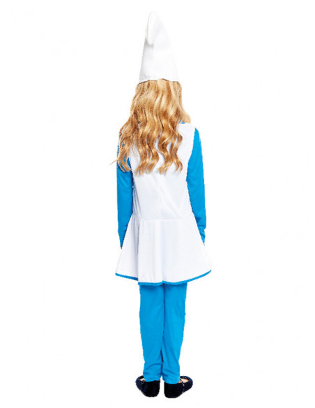 Disfraz duende azul para niña