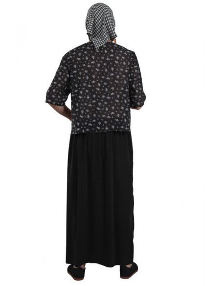 Disfraz Vieja de la Vara adulto espalda