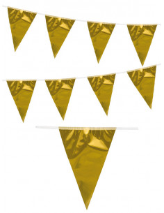 Banderines metalizados oro