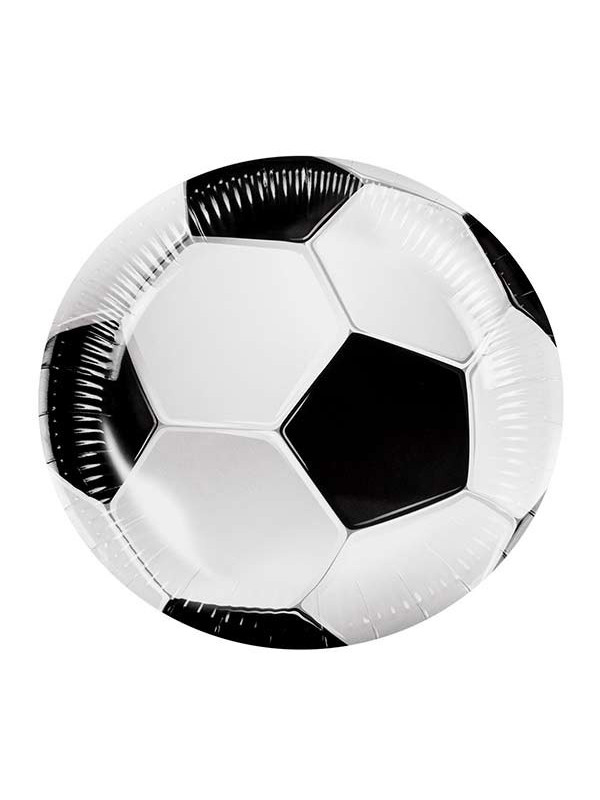 Decoración fútbol fiesta temática platos