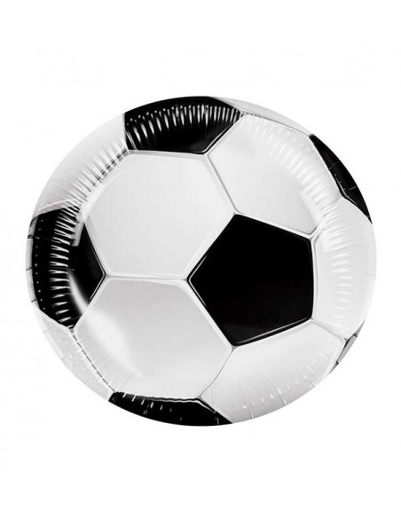 Decoración fútbol fiesta temática platos
