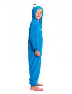 Disfraz Monstruo azul kigurumi infantil 2