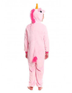 Disfraz unicornio rosa kigurumi infantil 2