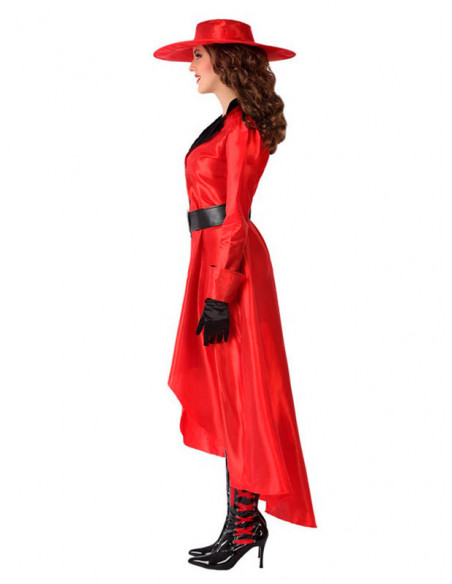 Disfraz Carmen Sandiego para mujer perfil