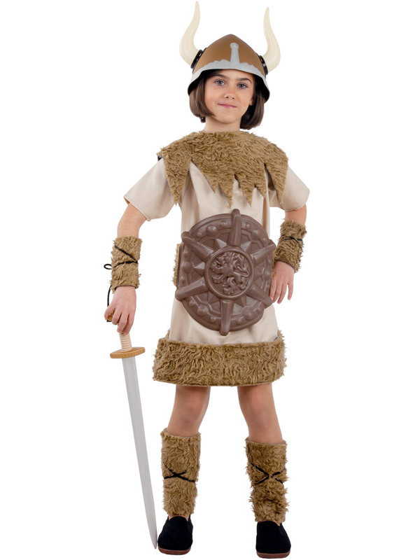 Disfraz de Vikinga para niña