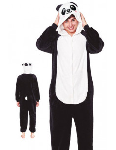 Disfraz oso panda Kigurumi adulto 2