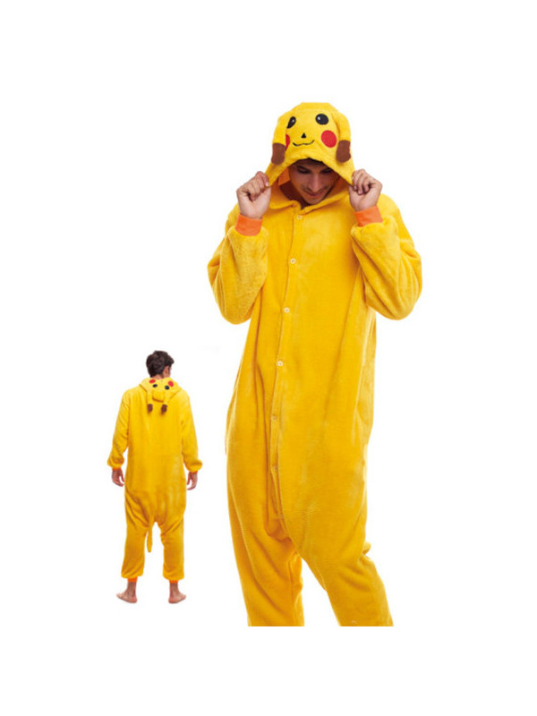 Disfraz ratón eléctrico Kigurumi adulto