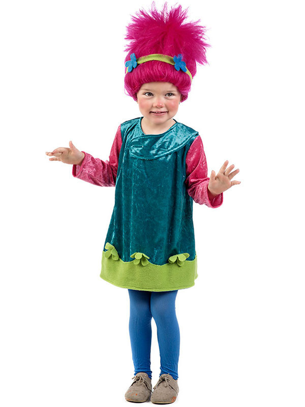 Disfraz de Troll para niña