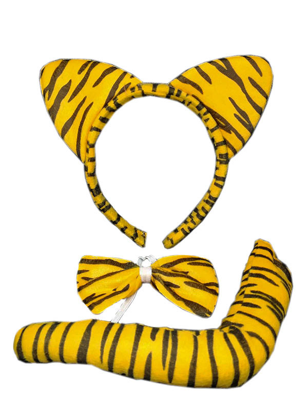 Diadema de leopardo set 4