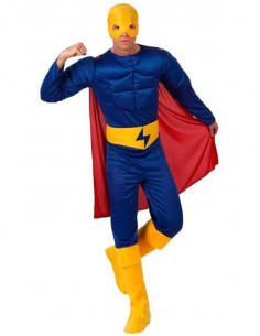 Disfraz superhéroe musculoso adulto