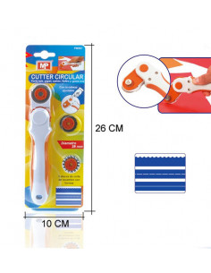 Cutter rotatorio para telas y goma eva