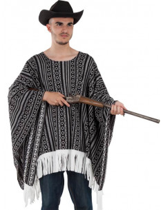 Poncho vaquero para adulto