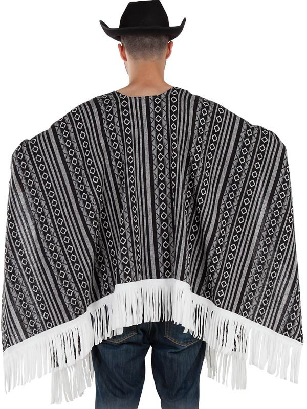 Poncho vaquero para adulto