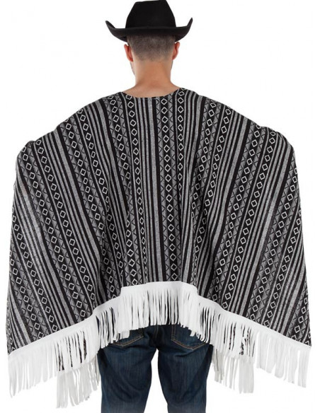 Poncho vaquero para adulto