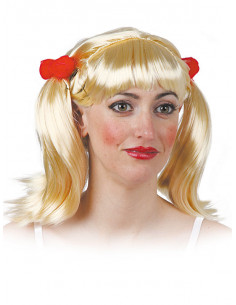 Peluca animadora rubia