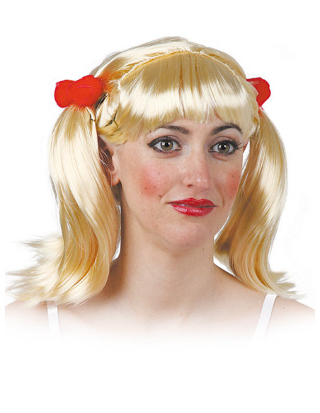 Peluca animadora rubia