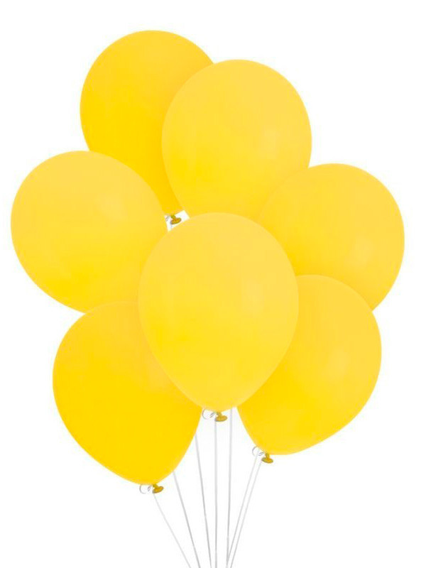 Globos amarillos
