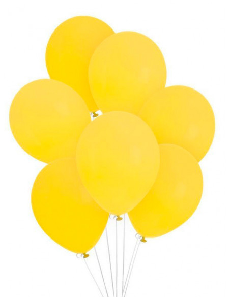 Globos amarillos
