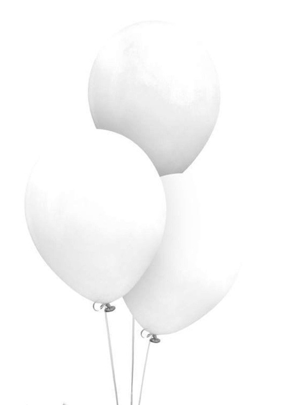 Globos blancos