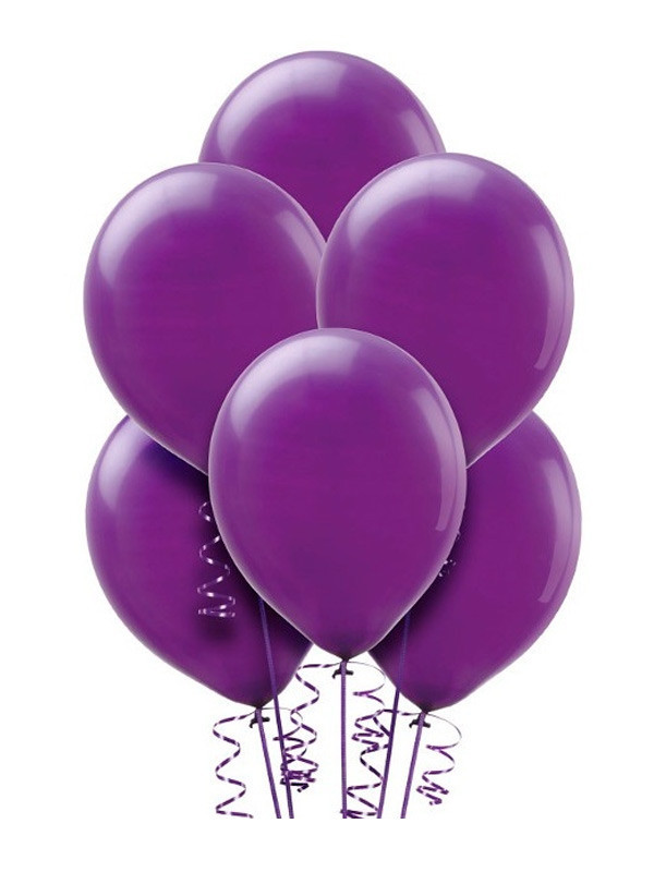 Globos  morado