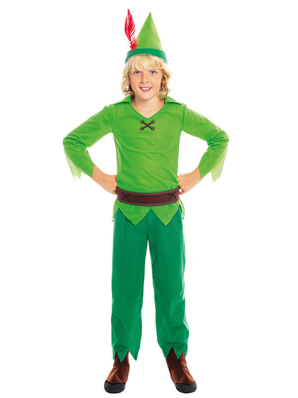 Disfraz Peter Pan verde infantil