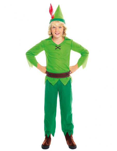 Disfraz Peter Pan verde infantil