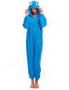 Disfraz Monstruo azul kigurumi adulto