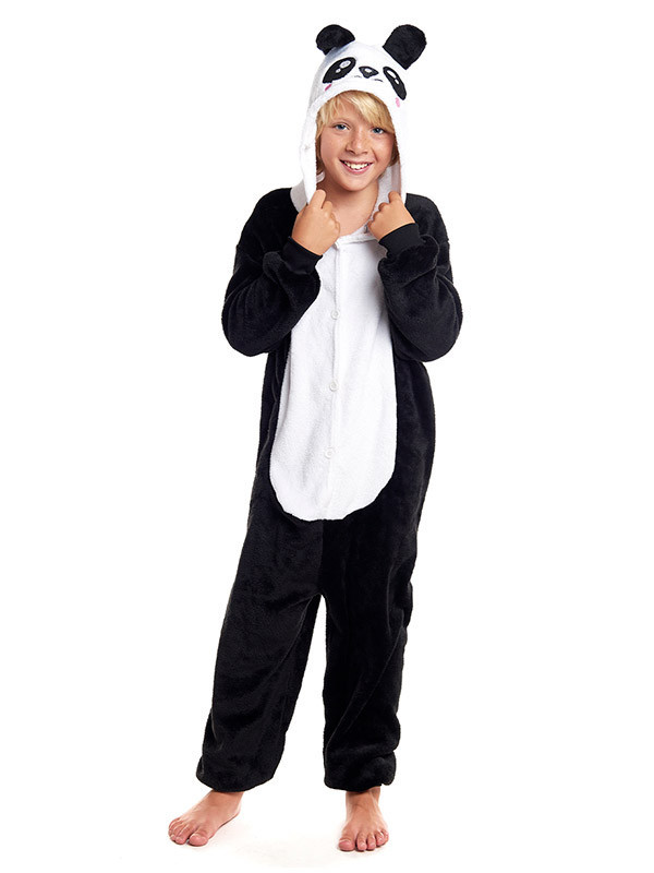 Disfraz oso panda Kigurumi infantil