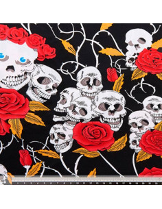 Tela calaveras Lorca