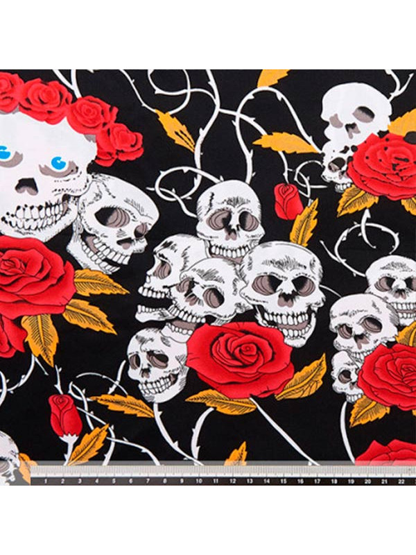 Tela calaveras Lorca