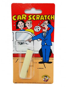 Broma adhesivo raya en el coche