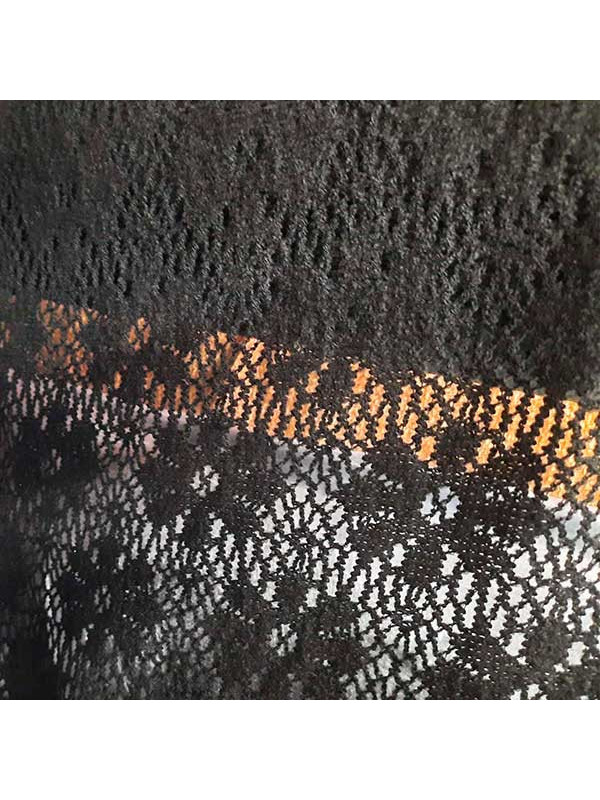 Tejido lana toquilla negro