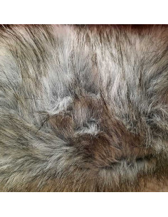 Tela de pelo largo gris