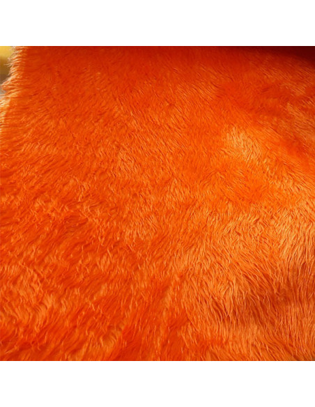 Tejido pelo largo copito naranja