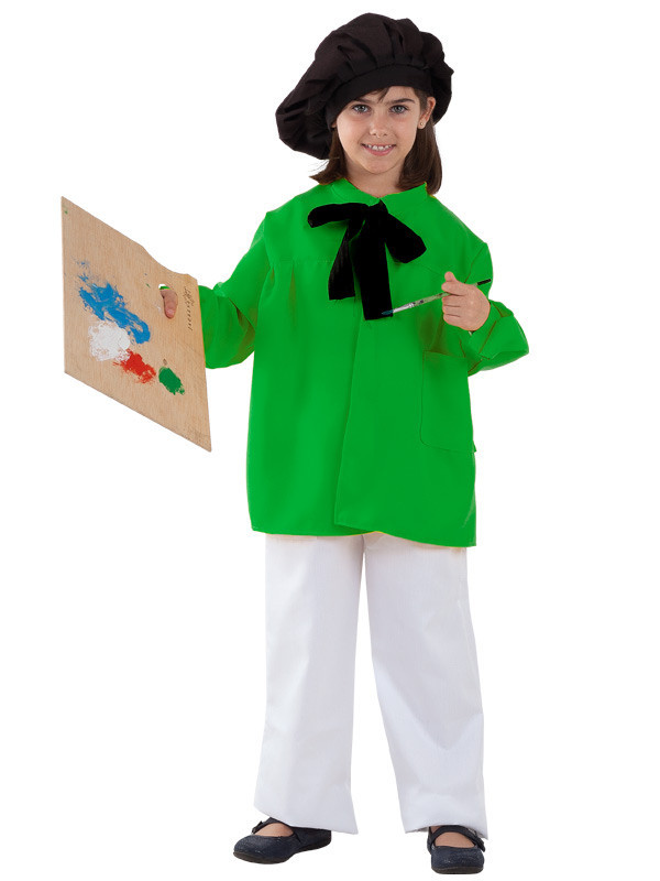 Disfraz pintor picasso infantil verde