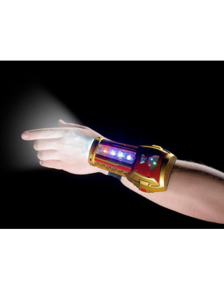 Brazalete superhéroe Iron con luz